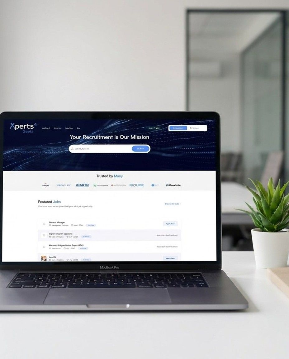 Xperts 4 · Branding and a site that sells expertise
